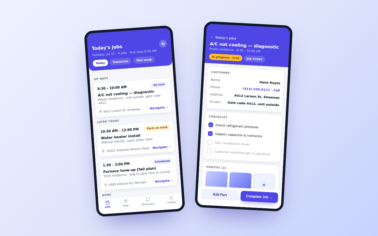 Field Service Mobile App